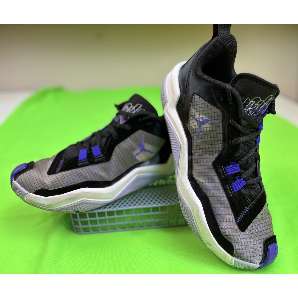 Nike Air Jordan 1 Take 4 Westbrook Gray/Purple D07193-051 Size 9 Men's Logo‎ EUC